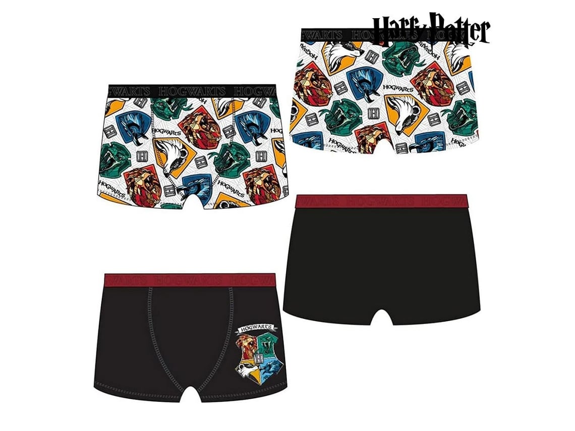 2 Boxers de Homem Harry Potter Multicolor S