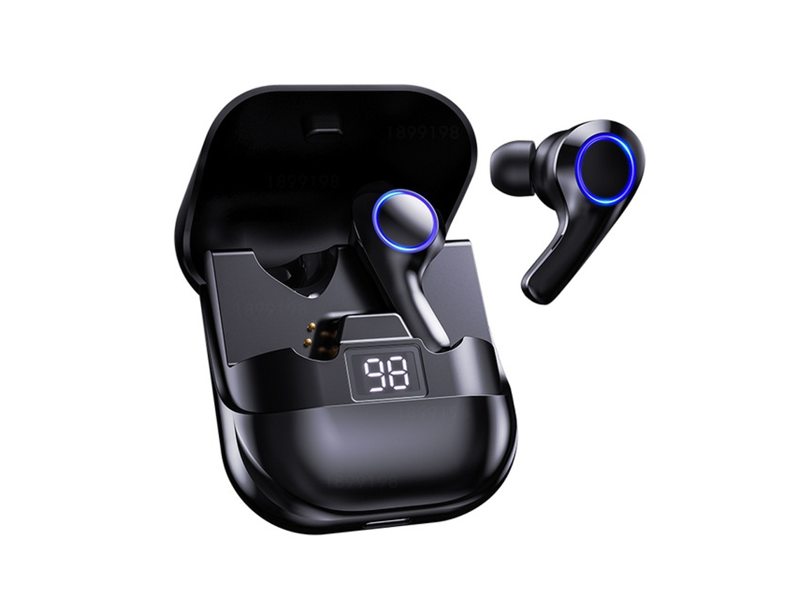 Auscultadores Bluetooth TRUMSEN Pt08 In Ear Preto
