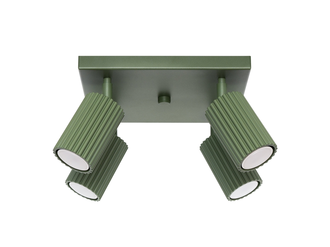 Sollux Sl.1621 Karbon Lámpara De Techo 4 Verde Oliva
