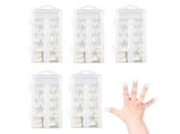 Caixas Crianças Unhas Postiças Para Crianças Meninas Curto Cobertura Completa Decoração De Unhas Artificiais -Estilo1 ZMDECQNA