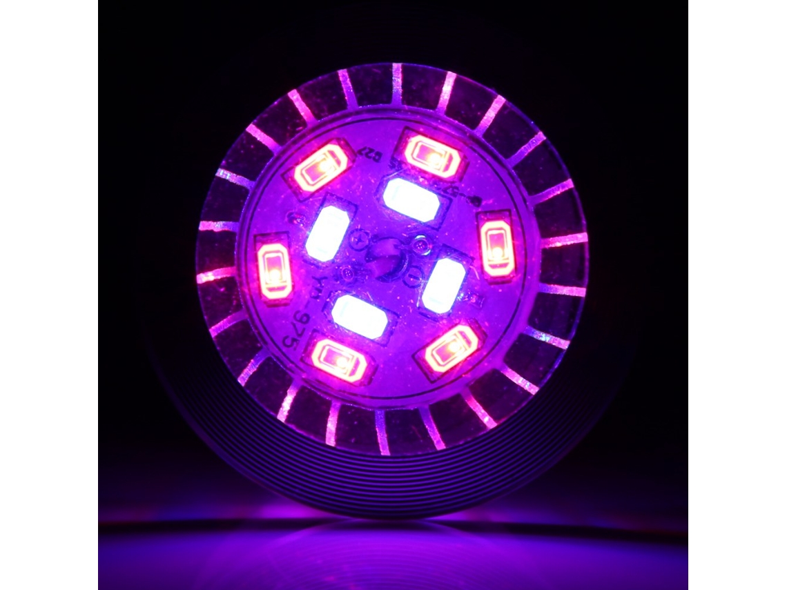 Lâmpada De Cultivo Gu10 Com 6 Leds, 85 265v, Para Flores, Vegetais E Hidroponia, Formato Plano Aquaforge (gu10 6led)