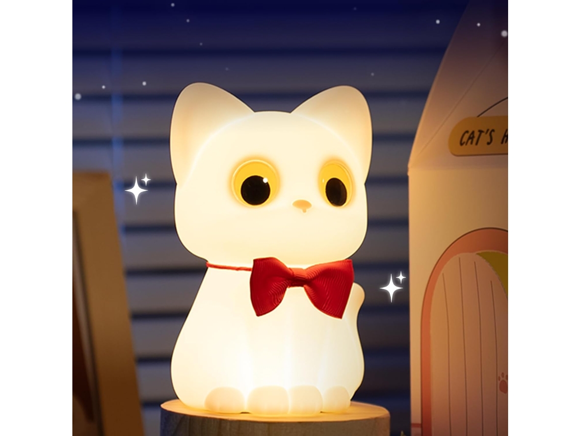 Luminária Noturna Portátil E Recarregável, Feita De Silicone Macio,