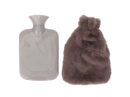 Garrafinha De Água Quente De 1000ml Em Pvc Transparente Com Cobre Mole, Ideal Para Estudantes Vante