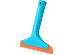 Raspador De Silicone Para Chuveiro, Tamanho Pequeno Para Raspar Carros, Limpar Janelas, Casa De Banho, Limpar Para-brisas, Azul