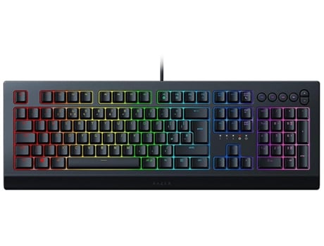 Teclado Teclado Para Jogos De Membrana Teclado Com Teclas Suaves Carregadas Por Mola Teclas De Mídia Gerenciamento De Cabos Totalmente Yunzii