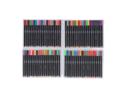 Conjunto de 80 Pincéis de Aquarela com Estojo para Armazenamento, Ideal para Pintores Profissionais e Iniciantes AQUAFORGE