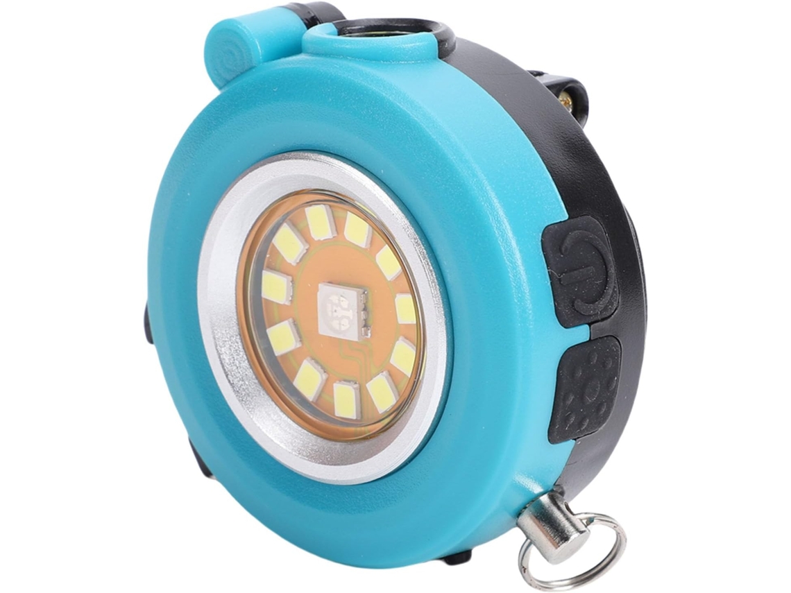 Chaveiro Com Mini Lanterna De Bolso Recarregável Em Alumínio,