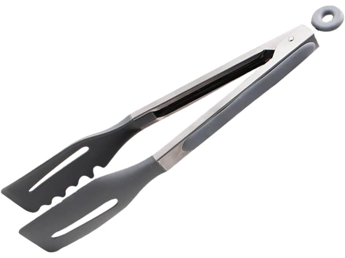 Pinça Para Churrasco Supvox Com Cabo Ergonômico De Silicone, Resistente Ao Calor, Ideal Para Grelhar E Servir
