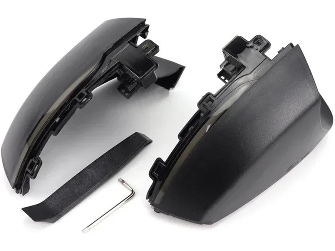 Piscas De Led, Pisca De Led Preto Dinâmico, Luz De Espelho Sequencial Para Vw Polo Mk5 6r 6c 2009-2017