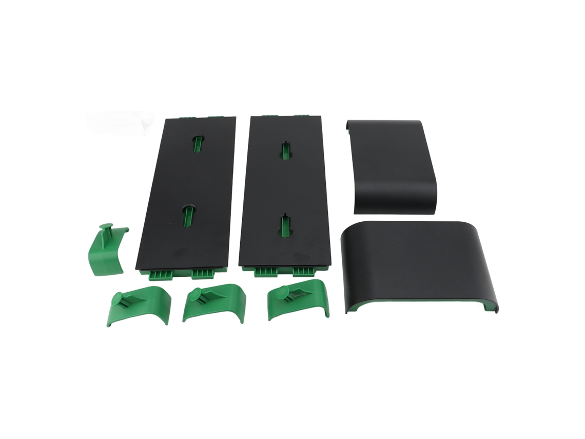 Torre de armazenamento para discos de jogos, com suportes para controles e fones, verde S/MARCA