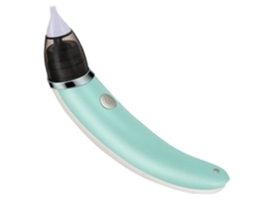 Mali aspirador Nasal Elétrico para Bebê Silicone Verde Potente com Sução Anti refluxo Recarregável