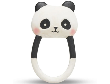 Anel De Dentição Panda Kori Em Borracha Natural Lanco Toys