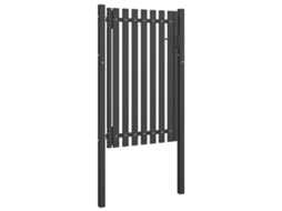 Porta de cerca de jardim em aço 100x150 cm antracite MAISON EXCLUSIVE