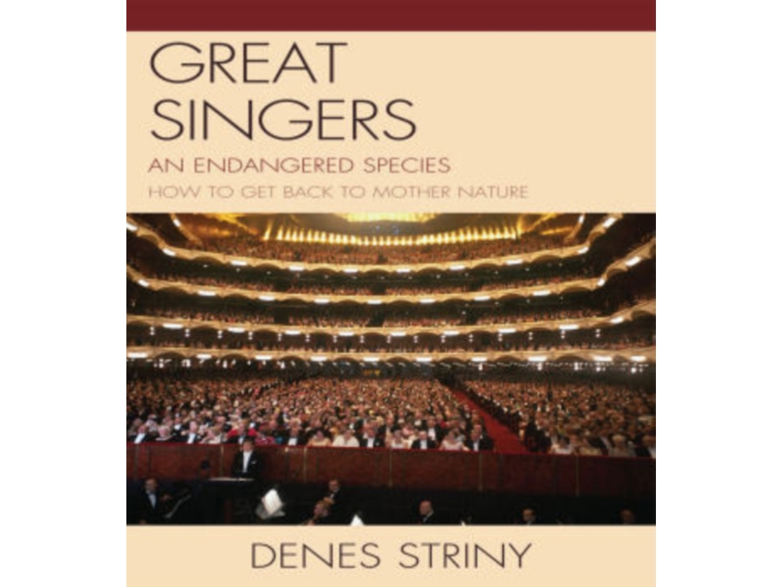 Livro Great Singers de Denes Striny (Inglês)