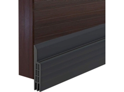 Batente De Porta, Fita De Vedação Acústica De Silicone Para A Parte Inferior 100 X 4 X 0,4 Cm, Autoadesiva Preta Para Internas Externas