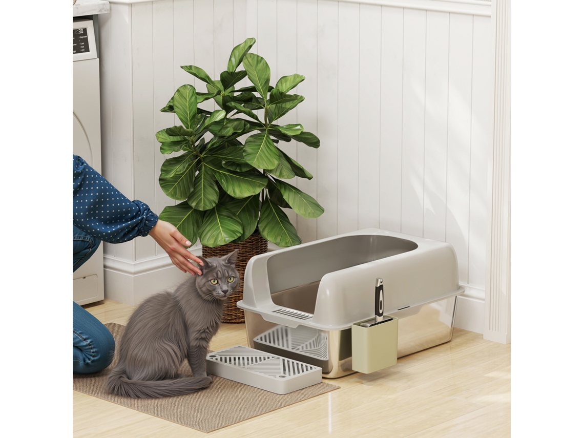 Caixa Para Gato, Em Abs, 29 X 40,6 X 60,2 Cm, Para Uso Em Casa