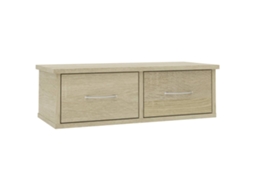 Drawer Shelf, Drawer Shelves Vidaxl Marrom Madeira Processada (60 Cm)