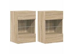 Wall Cabinet, Wall Cabinets Vidaxl Marrom Madeira Processada (n/a)