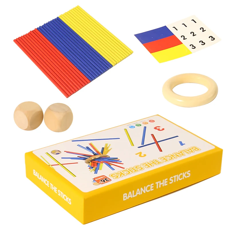 3 Em 1 Jogo De Torre De Blocos, Aritmética Precoce, Montessori Brinquedos, Pai-filho Interação, Treinamento Da Mente