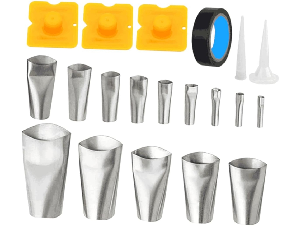 Conjunto De 20 Peças De Ferramentas Para Calafetagem Com Brocas Para Construção, Casa E Banheiro.