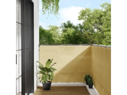 Vidaxl Tela De Varanda 120x700 Cm 100% Poliéster Oxford Cor Areia