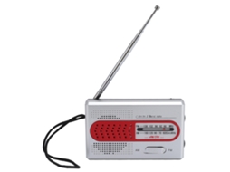 Radio Portátil Am/fm Con Batería Y Altavoz/auriculares.