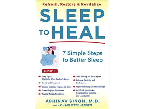 Livro SLEEP TO HEAL de Abhinav Singh Md Mph Faasm (Inglês - Capa Dura)