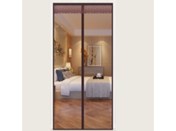 Cortina Magnética Anti insetos Marrom 120x220cm