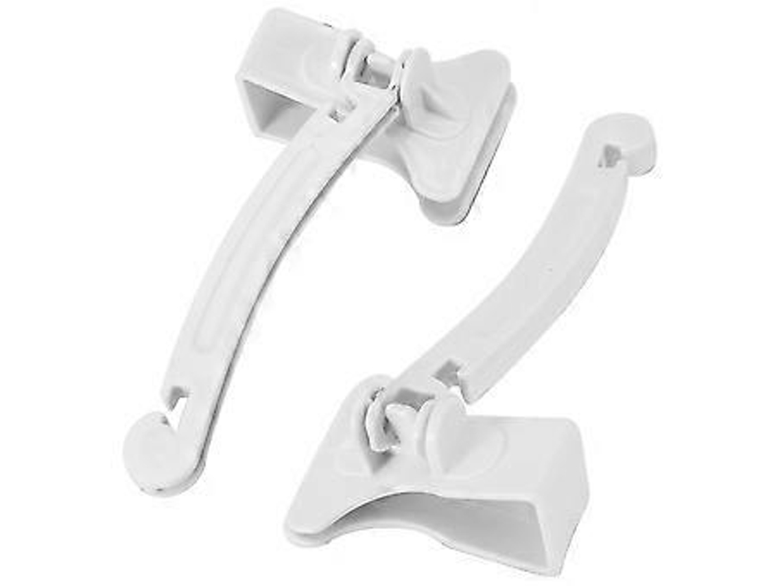 Pacote com 2 latas de lixo de plástico para porta de cozinha, sacos de lixo, cabide para porta de armário, gancho, suporte Slowmoose