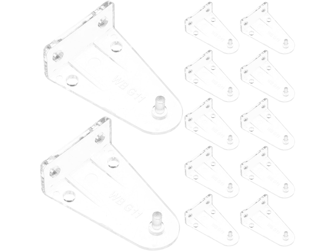 12 Presilhas De 2 Polegadas Para Cortinas De Rolo, Ganchos Transparentes Para Cortinas Horizontais,
