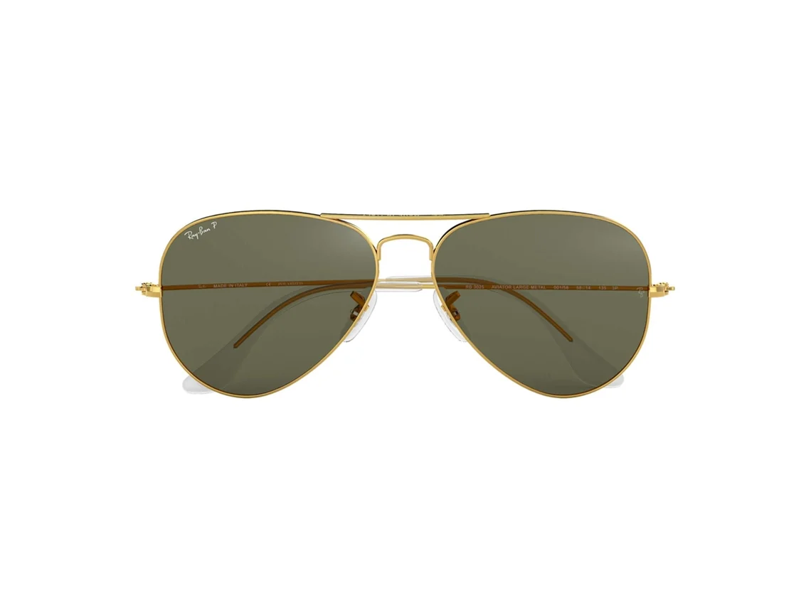 Adulto Unissexo Ray-ban Rb-3025-aviator-large-metal-001-58