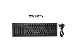 Aetheria teclado Canhoto 109 Teclas Micro Usb Ergonomico Plug And Play Escritorio Contabilidade Design