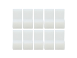 Mali 10 Protetores de Canto H em Silicone 2.5x2.5x4.7cm Transparentes para Bebê Segurança Móveis