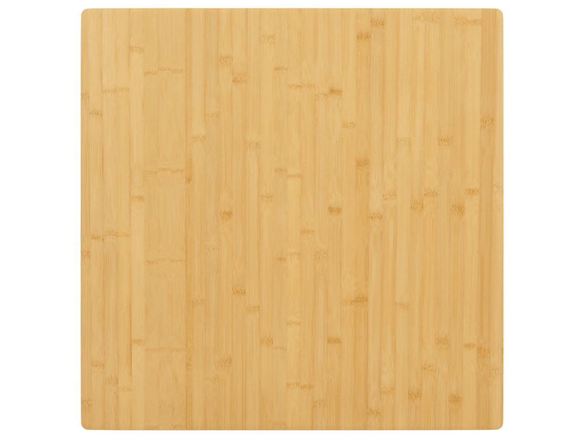 Tampo De Mesa 90x90x2,5 Cm Bambu Lovely Home