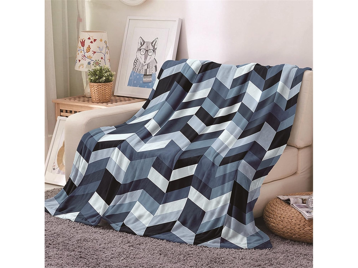 Manta de Flanela Fansu Estampa 3d Quente e Macia Microfibra Ideal para o Inverno Perfeita Cama Ou Sofá Adequad