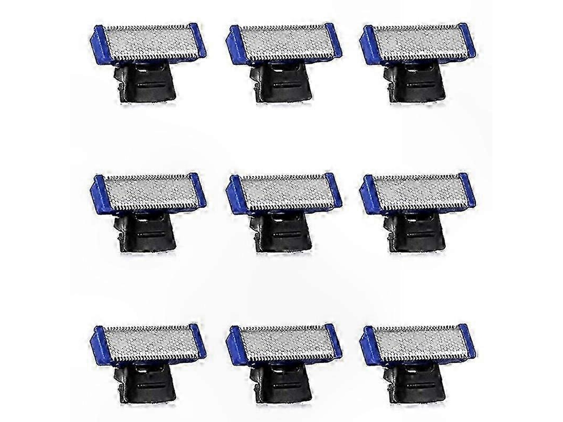 Cabeças De Barbear Substituíveis 9 Peças, Compatíveis Com Trimmers Mini