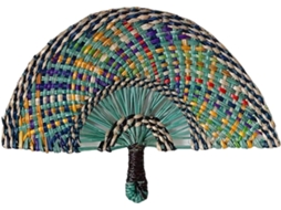 Leque De Palha Trançada À Mão, Pequeno, Leve, Ideal Para Festas Ao Ar Livre, Viagens E Decoração.