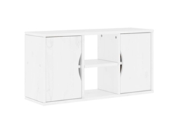 Tv Cabinet, Tv Cabinets Vidaxl Branco Madeira De Pinho (n/a)