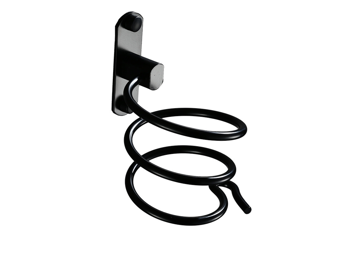 Suporte Para Secador De Cabelo Montagem Na Parede Com Furação - Ideal Hotéis, Banheiros E Lavabos.