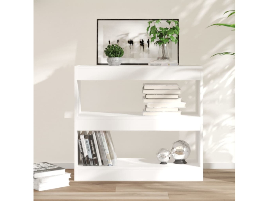 Vidaxl Estante/divisória 80x30x72 Cm Branco