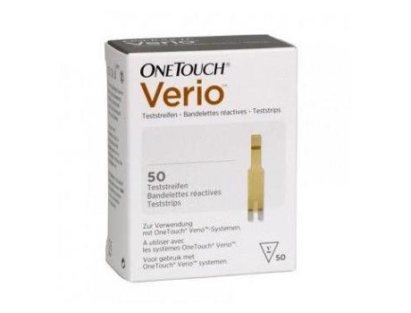 One Touch Tiras Teste Verio 50 Unidades