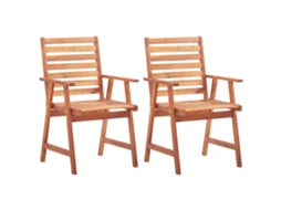Outdoor Chair, Outdoor Chairs Vidaxl Marrom Madeira (n/a)