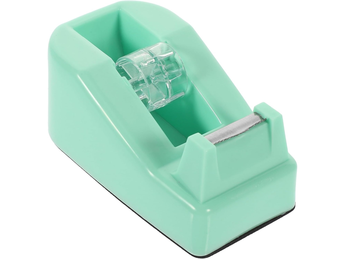 Dispensador De Fita Adesiva Portátil Doitool, Verde Claro, Para Escritório E Casa, Com Base Antiderrapante E Design