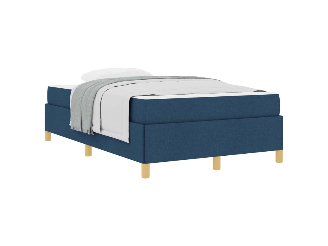 Estrutura da Cama com Colchão Azul Tecido MAISON EXCLUSIVE 120x200 cm