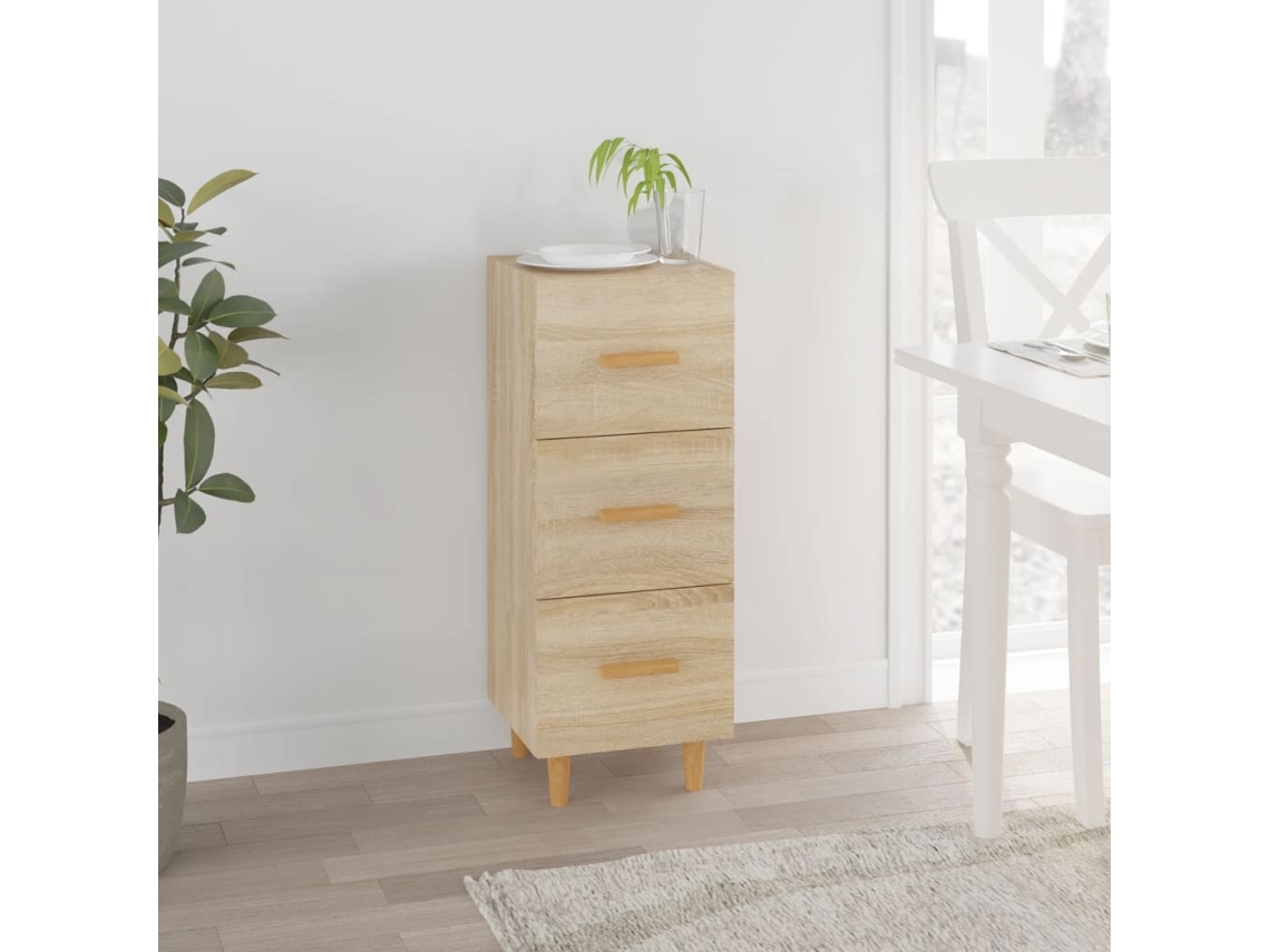 Aparador 34,5x34x90 cm Madera Procesada Color Roble Sonoma