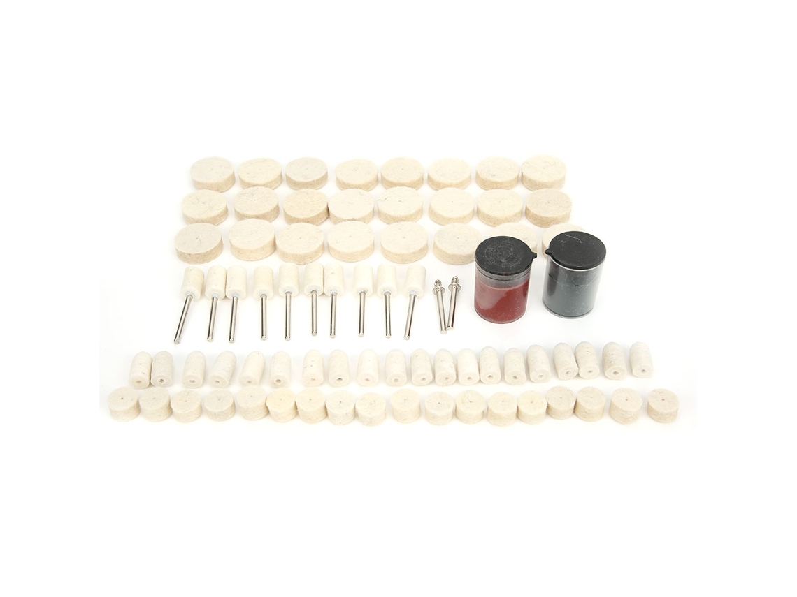 76pcs Set De Acessórios De Lixadeira Elétrica Para Furadeira Mini E Esmerilhadeira Com Rodas De Polimento De Lana
