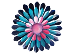 Flor de Metal para Decoração de Parede Arte de Jardim Ao Ar Livre NEVEANCE