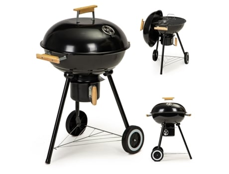 Churrasqueira de Jardim com Cobertura Sobre Rodas MODERNHOME