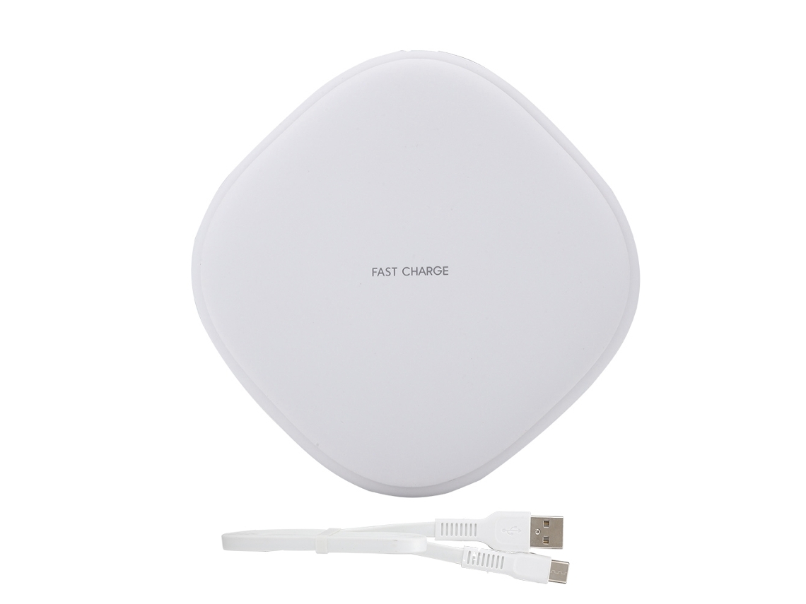 Carregador Sem Fio Qi LAXISCREED 5w/7.5w/10w Branco