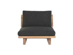 Poltrona de Madeira de Pinho Reciclada, 95x88x75cm